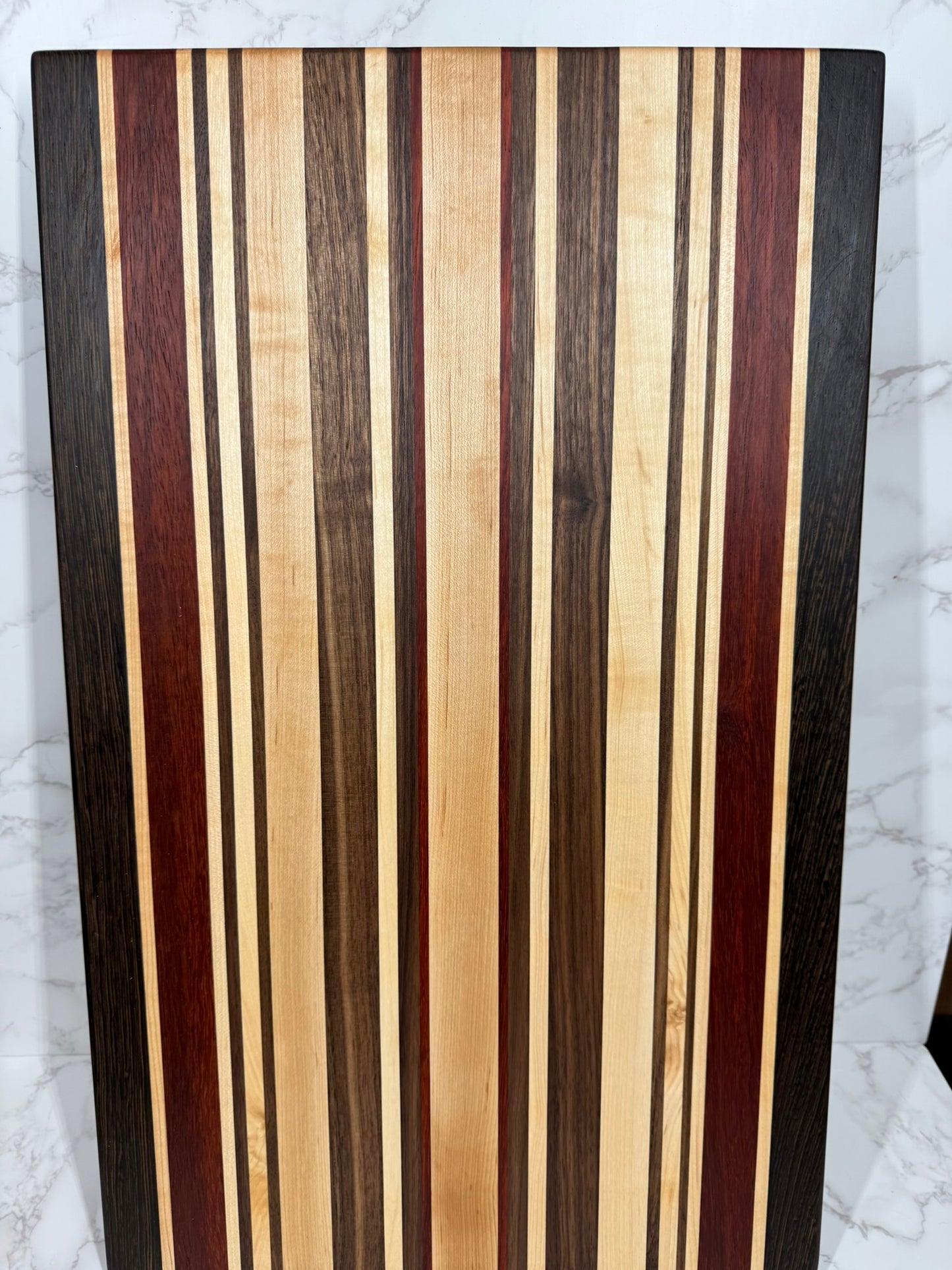 The OKI 25 – Handcrafted Hardwood Cutting Board Free Stand 24" x 14" x 1.5"